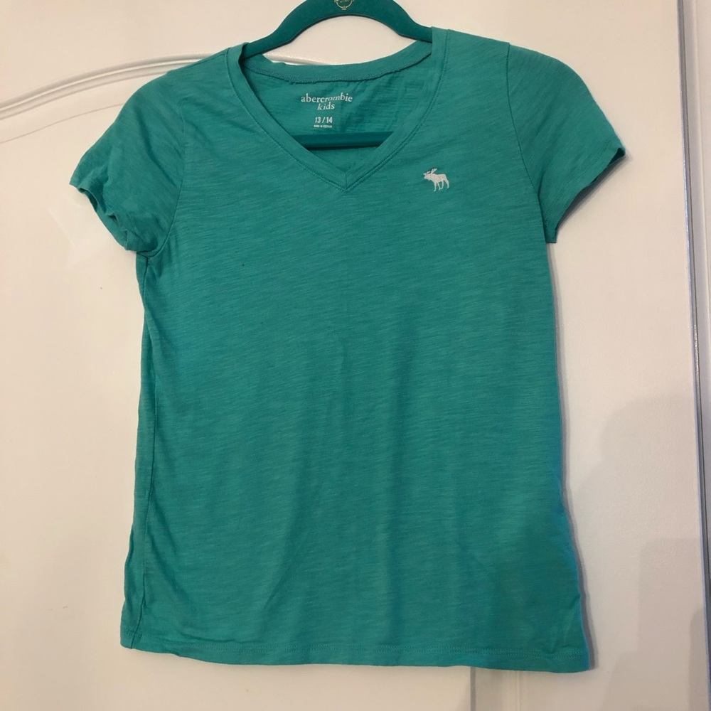 Abercrombie aqua T-shirt